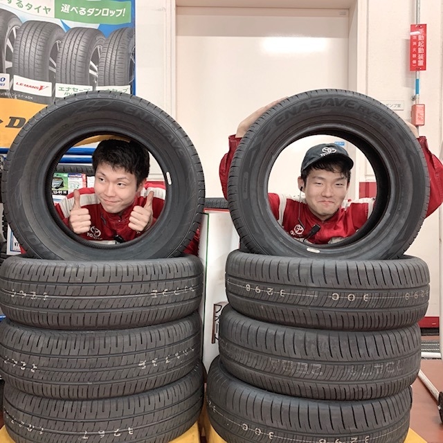 タイヤの保管なら兵庫トヨタのお預かりサービスが便利！！