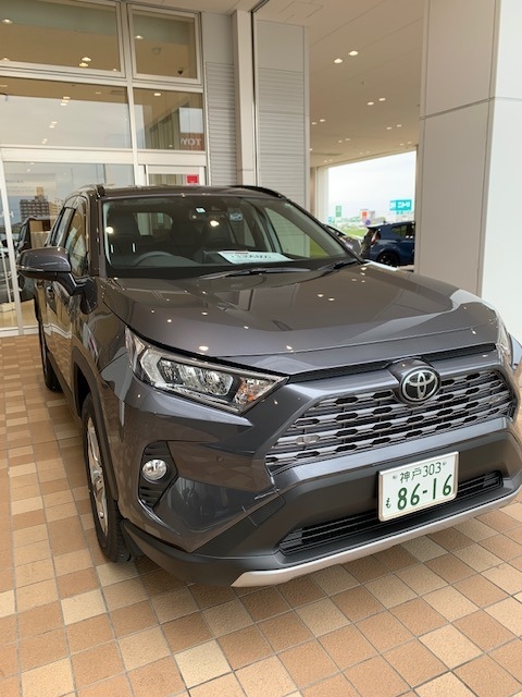 2022年最新春物 50系RAV4 サイドモール カーキ ルナロック
