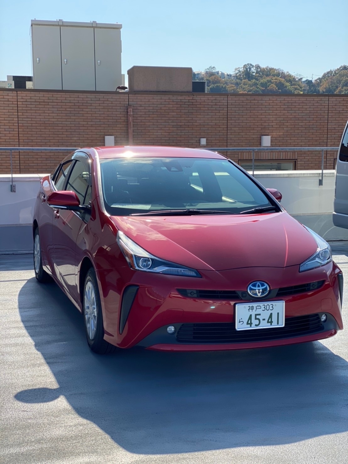 試乗車プリウス変更されました