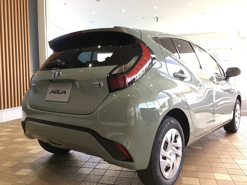 新型aqua発表 展示車到着しました 新型aqua発表 展示車到着しました
