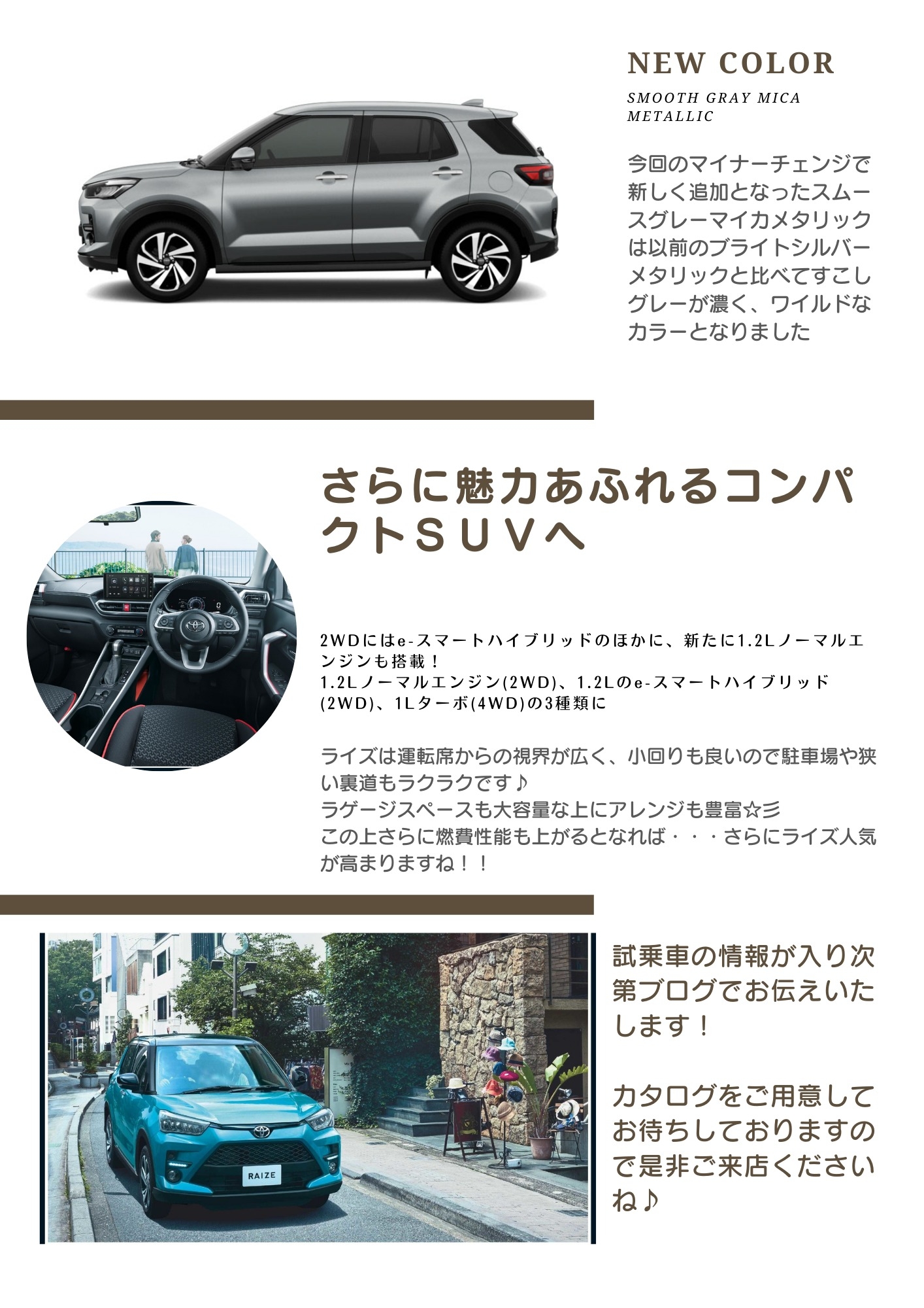 ライズにハイブリットモデルが登場！！