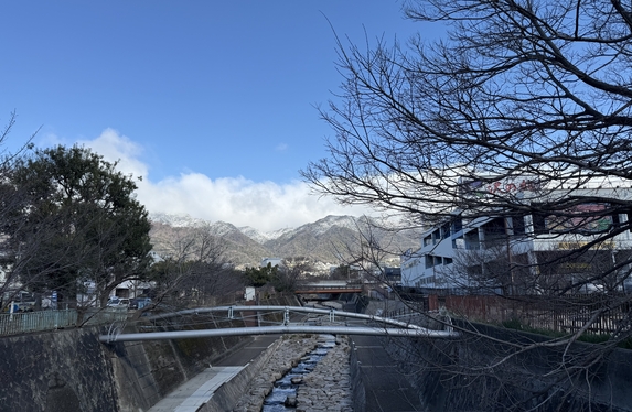 灘店付近からの雪景色⛰