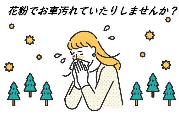 花粉の汚れを落としませんか？😫