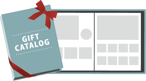 カタログギフトのイラスト