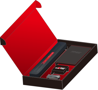 3点が1つになった専用箱