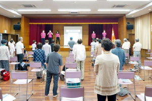 高齢者の交通安全講座とICS体験会