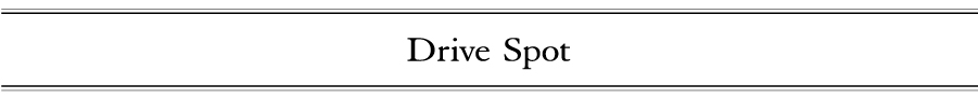 DRIVE SPOT